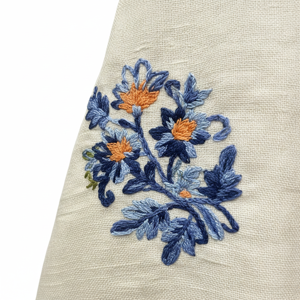 Pink Shadow Production Women pants bagie whith  Blue flower