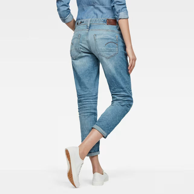 G-Star Raw Lyse Stretch Denim Pants Women - Midge Saddle Boyfriend