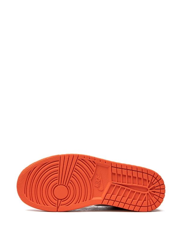 Nike Air Jordan 1 Mid SE 'Orange/Black' Shoes - (DM3381-600)