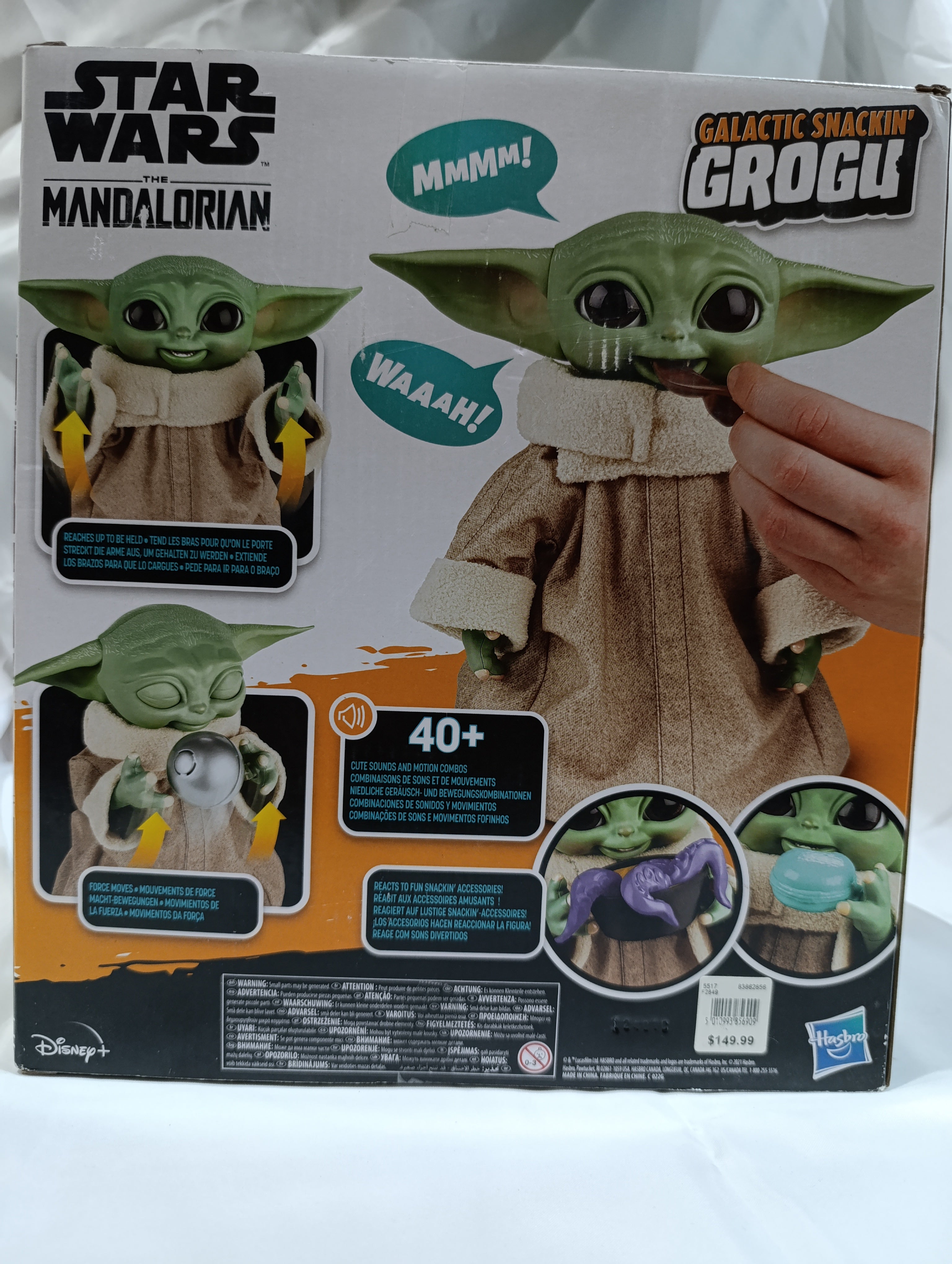 Star Wars
Star Wars Galactic Snackin’ Grogu Animatronic Toy.