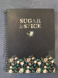 Ambar Sugar & Spice Flower Black Notebook