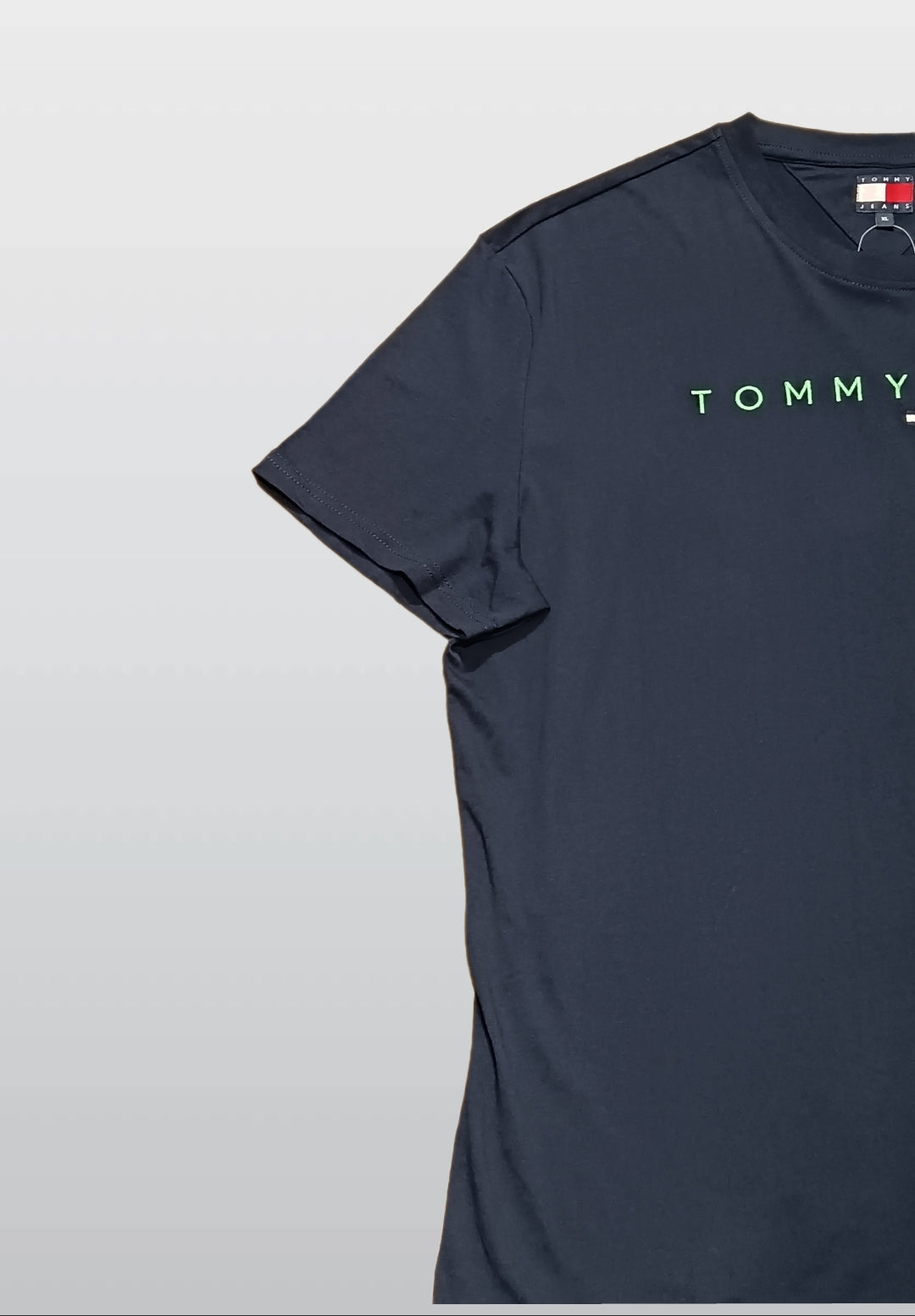 Tommy Jeans Men’s Dark Navy Cotton T-Shirt