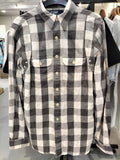Ralph Lauren Beige Long-Sleeved Polo Shirt with Checkered Pattern