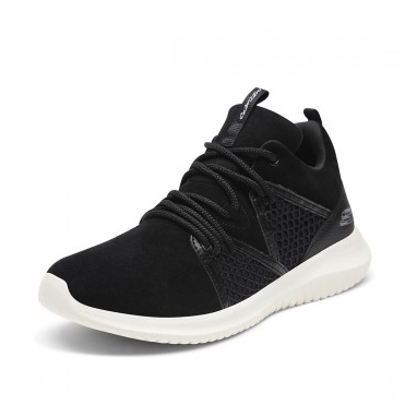 Skechers 66666127/Blk مع رغوة الذاكرة المبردة بالهواء لون أسود للنساء
