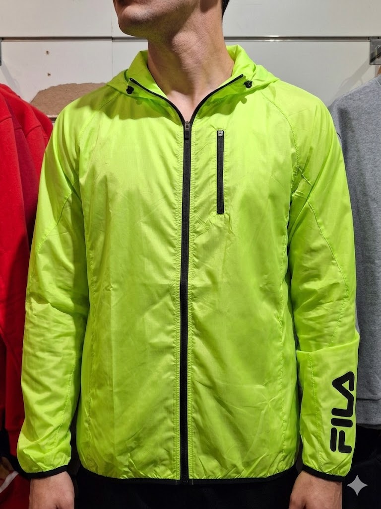 FILA Trail Run Windbreaker 'Neon Lime' - (FM211137-376)