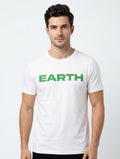 BE STYLE EARTH T-SHIRT FOR MAN white