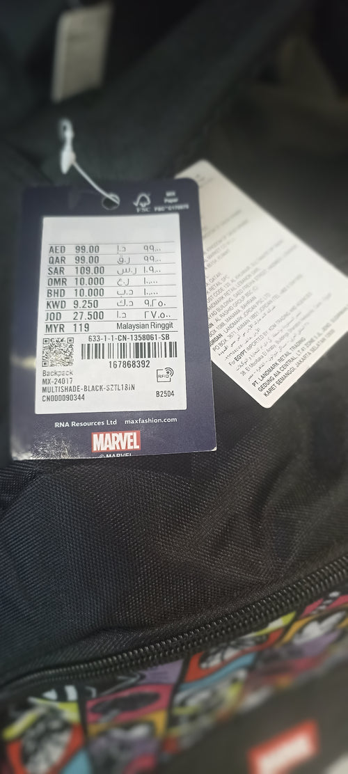 Marvel-Themed Backpack