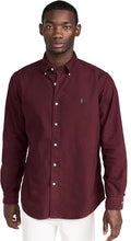 POLO RALPH LAUREN men Oxford Shirt wine