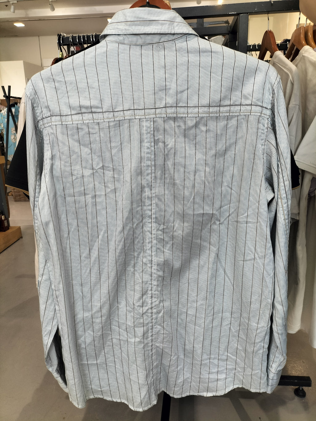 Cabral Light Blue Dress Shirt with Stripes