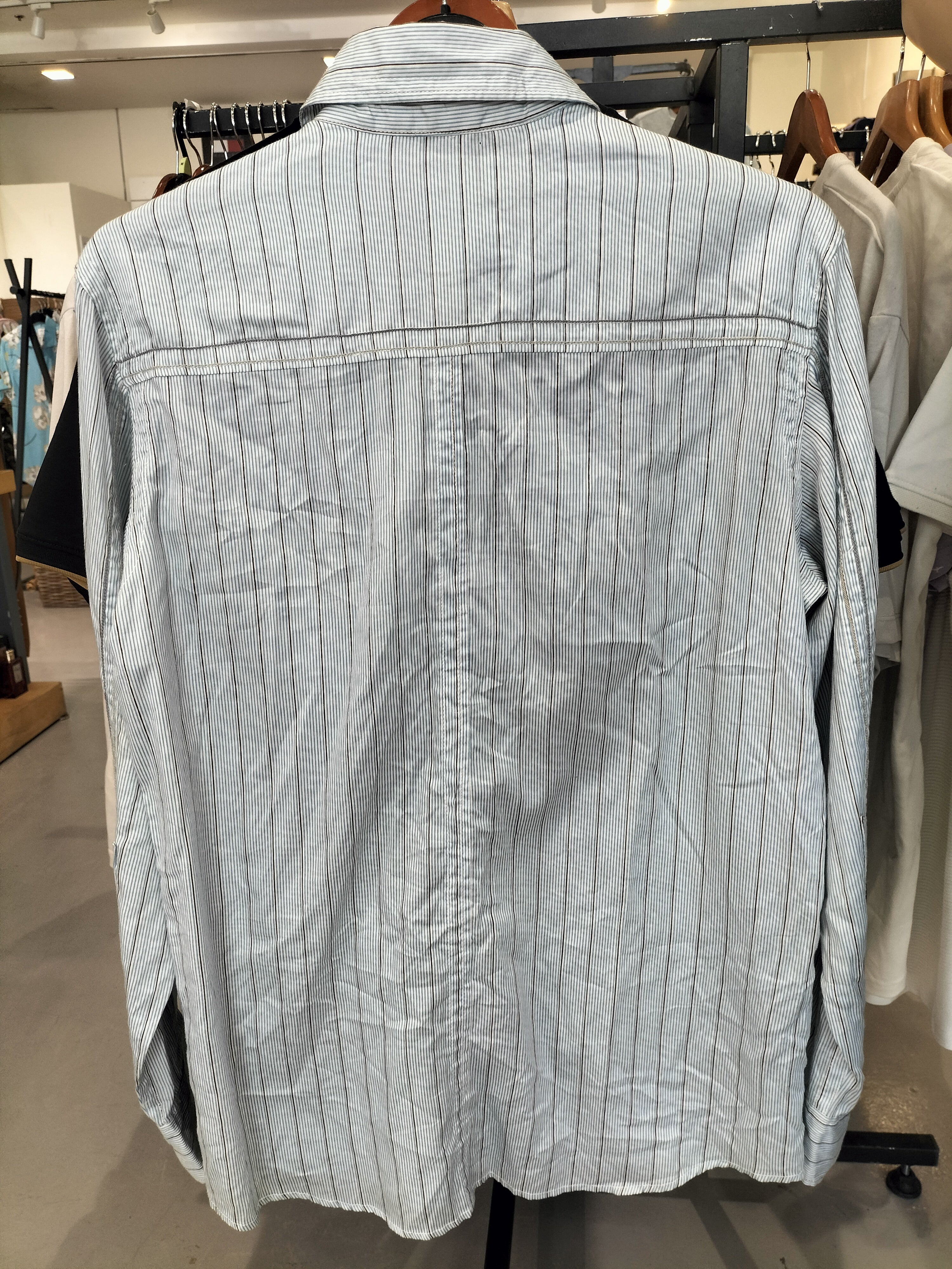 Cabral Light Blue Dress Shirt with Stripes