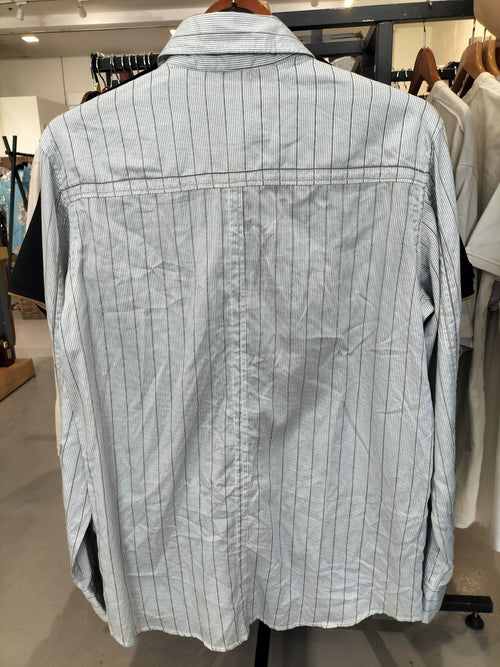 Cabral Light Blue Dress Shirt with Stripes