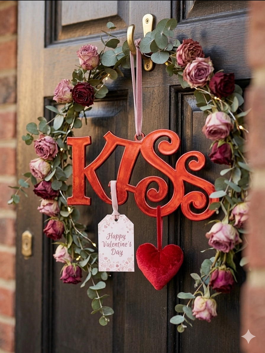 Valentine's Day Kiss Hanging Decoration