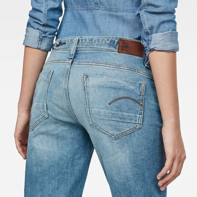 G-Star Raw Lyse Stretch Denim Pants Women - Midge Saddle Boyfriend