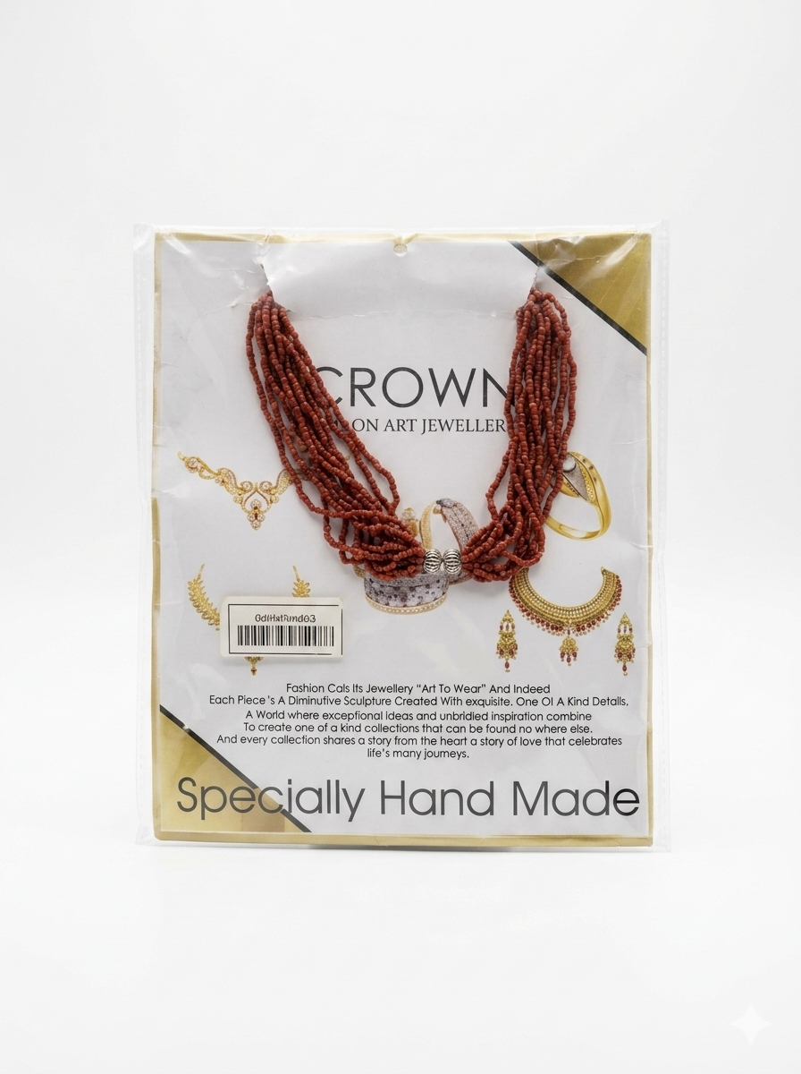Crown Fashion Art Jewellery 'Red'