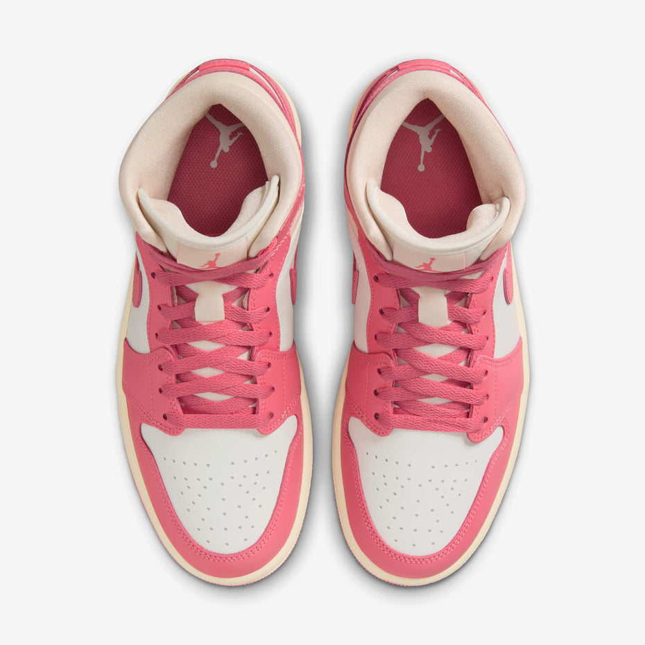 Nike Air Jordan 1 Mid 'Strawberries and Cream' - (BQ6472-186)