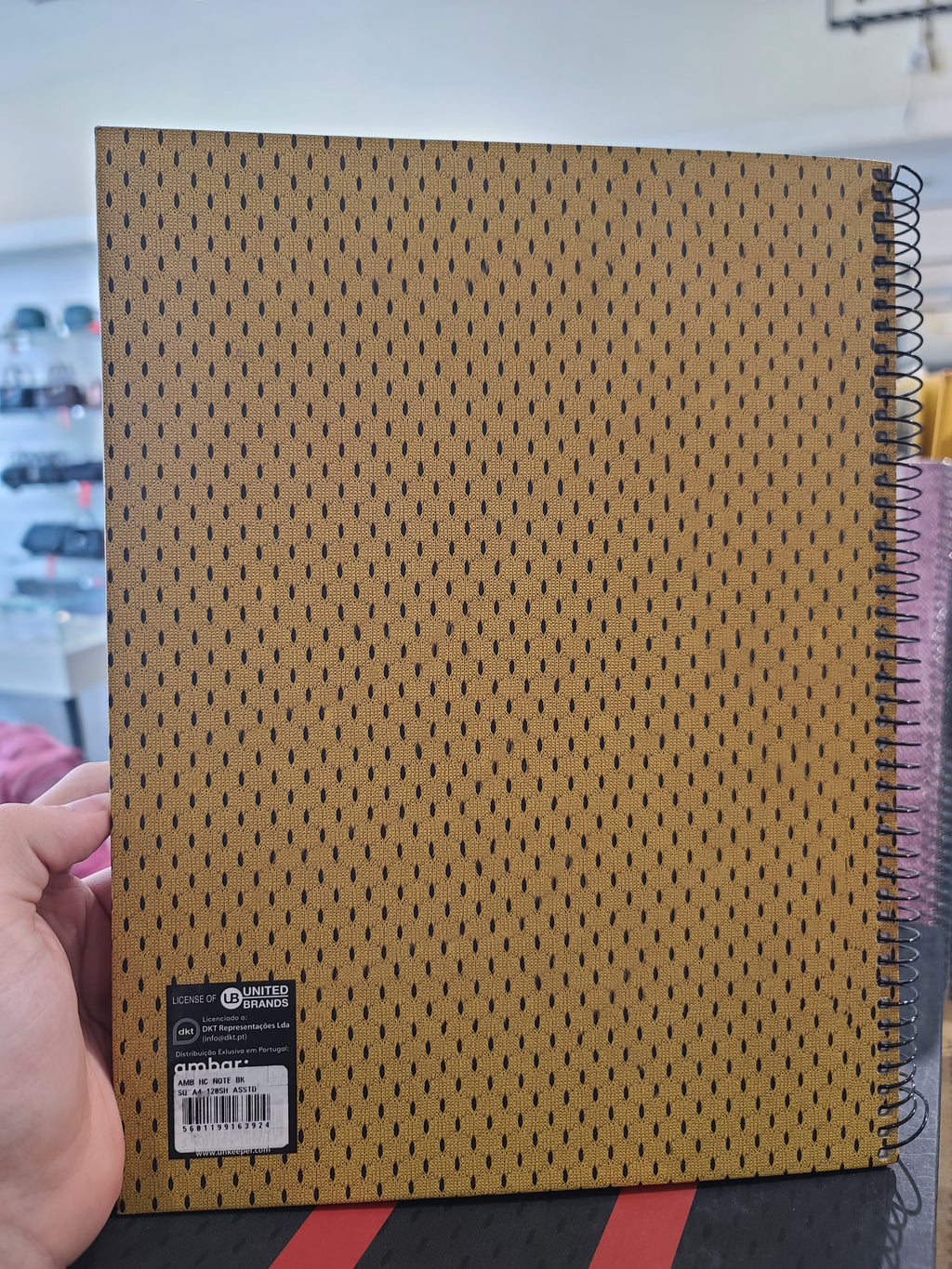Unkeeper silk notebook Yellow