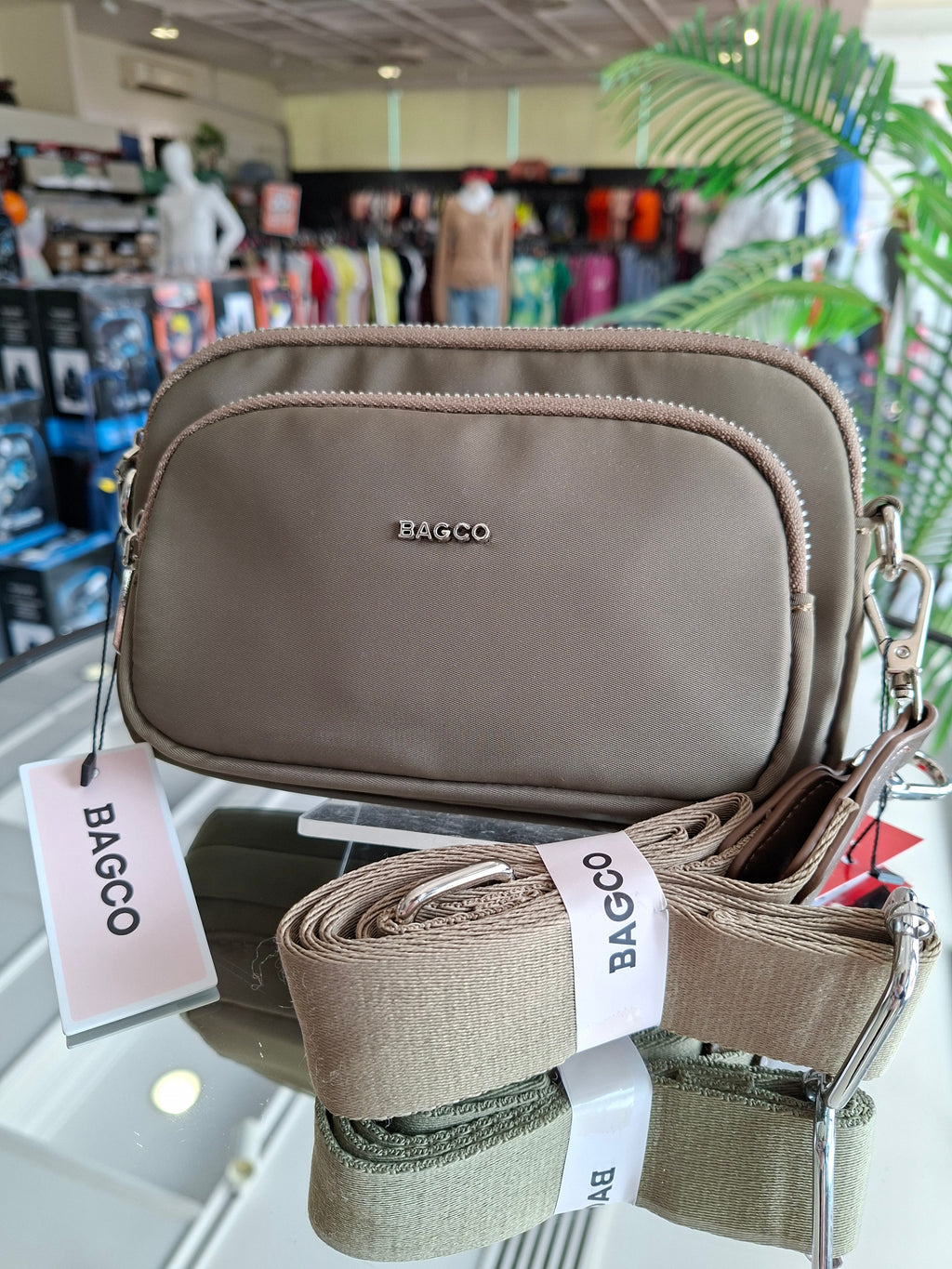BAGCO Woman's handbags - olive colour