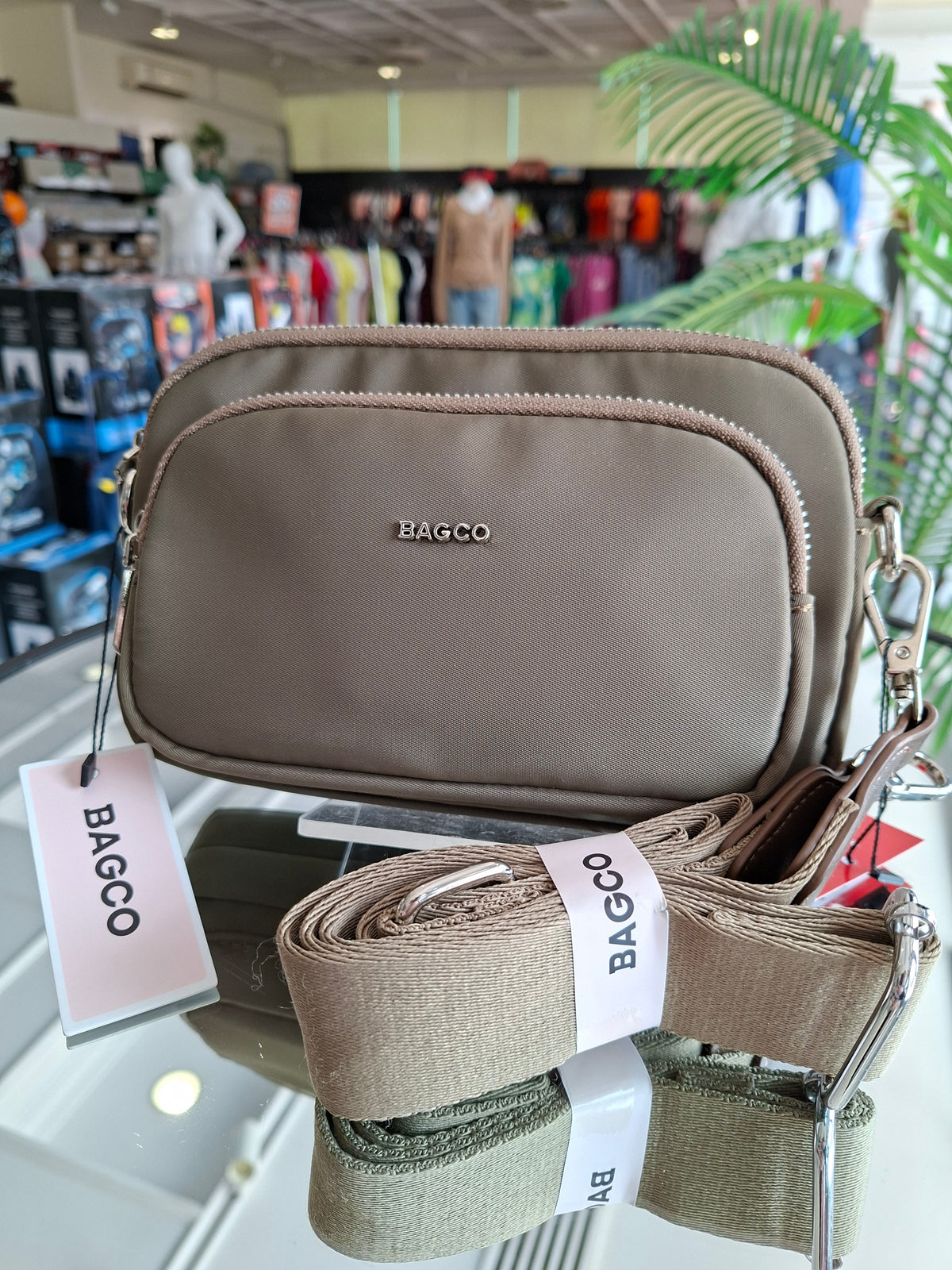 BAGCO Woman's handbags - olive colour
