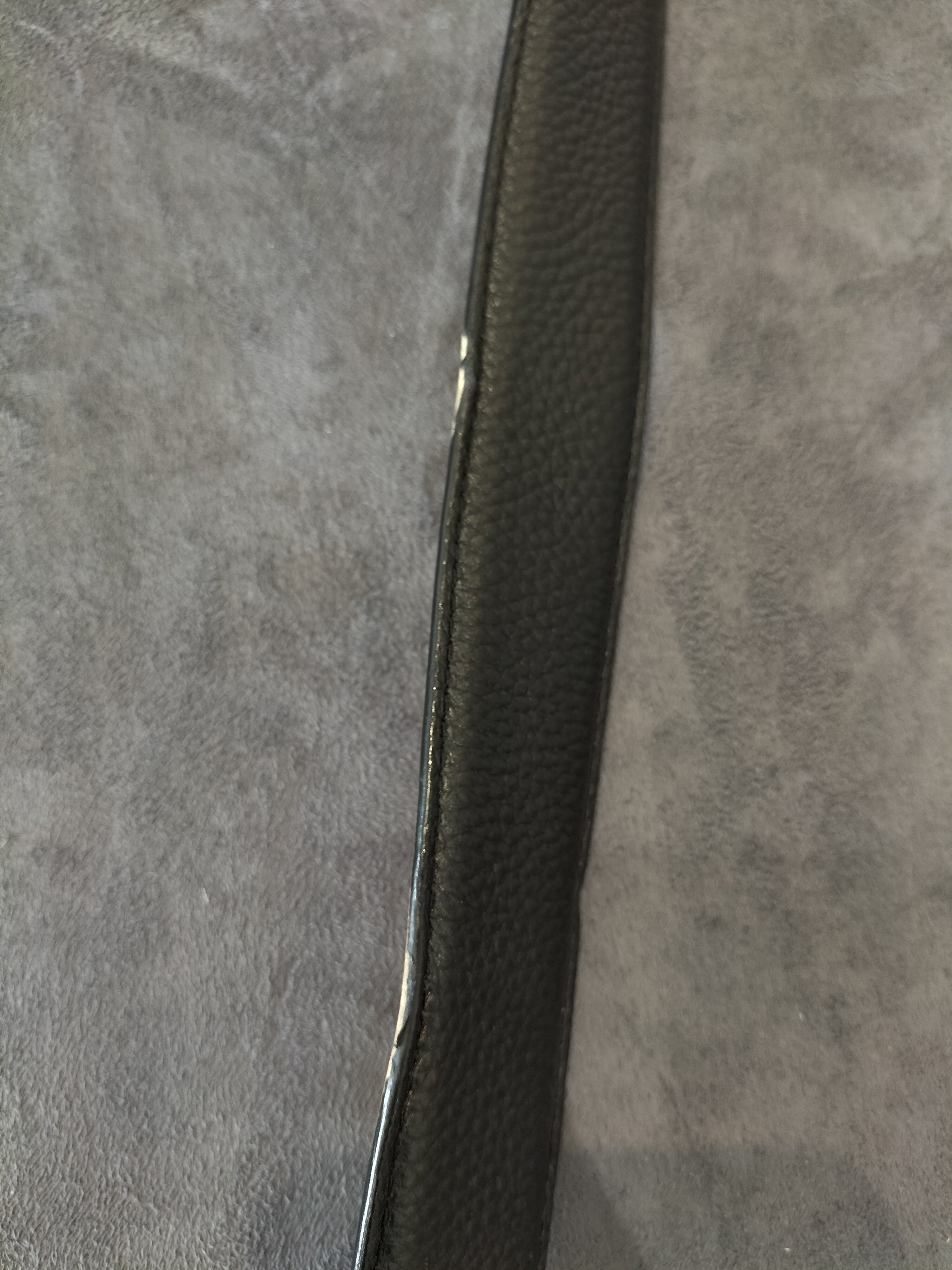 Black Leather Belt 100/115