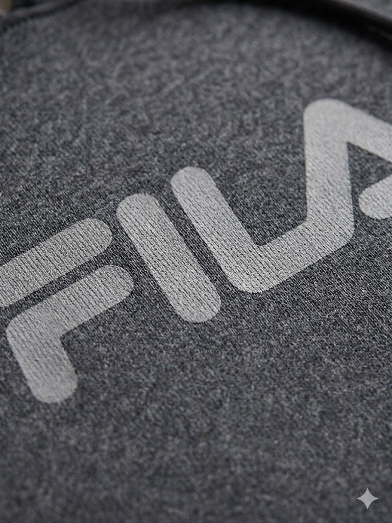 FILA Men's Hanon Pullover Hoodie 'Charcoal Heather' - (SM13B636-089)