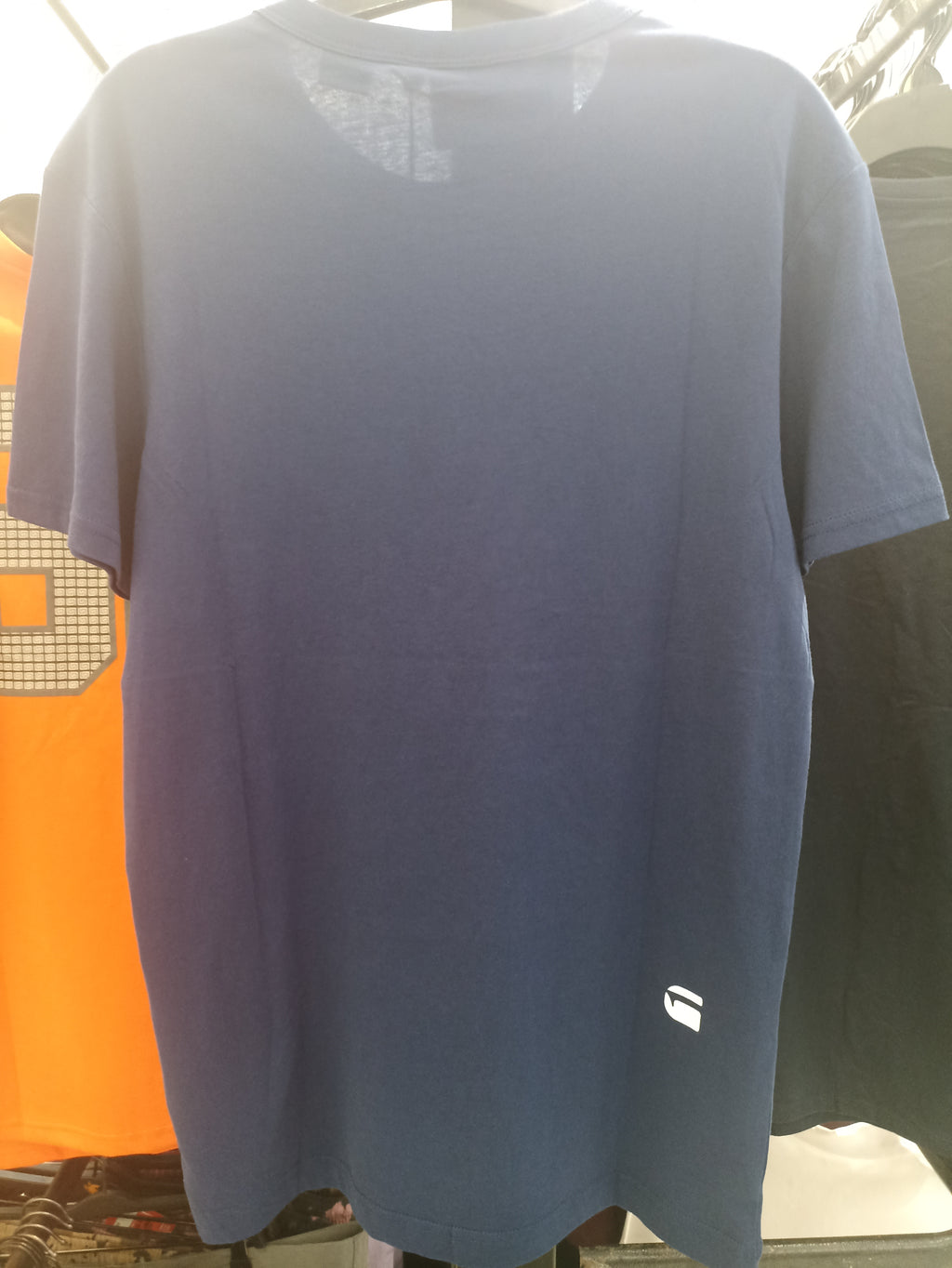 G-Star RAW Navy Blue Small Logo T-Shirt