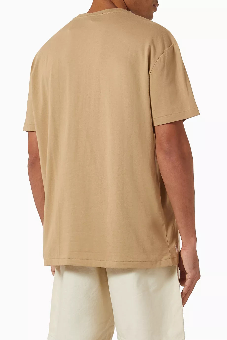 Polo Ralph Lauren Men's T-Shirt Logo Cotton Beige