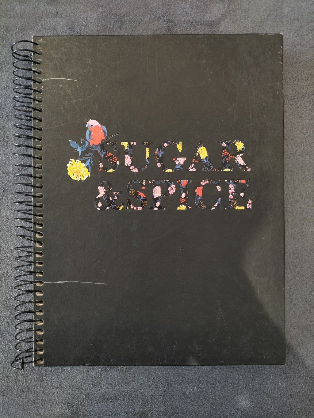 Ambar Sugar & Spice Bird Black Notebook