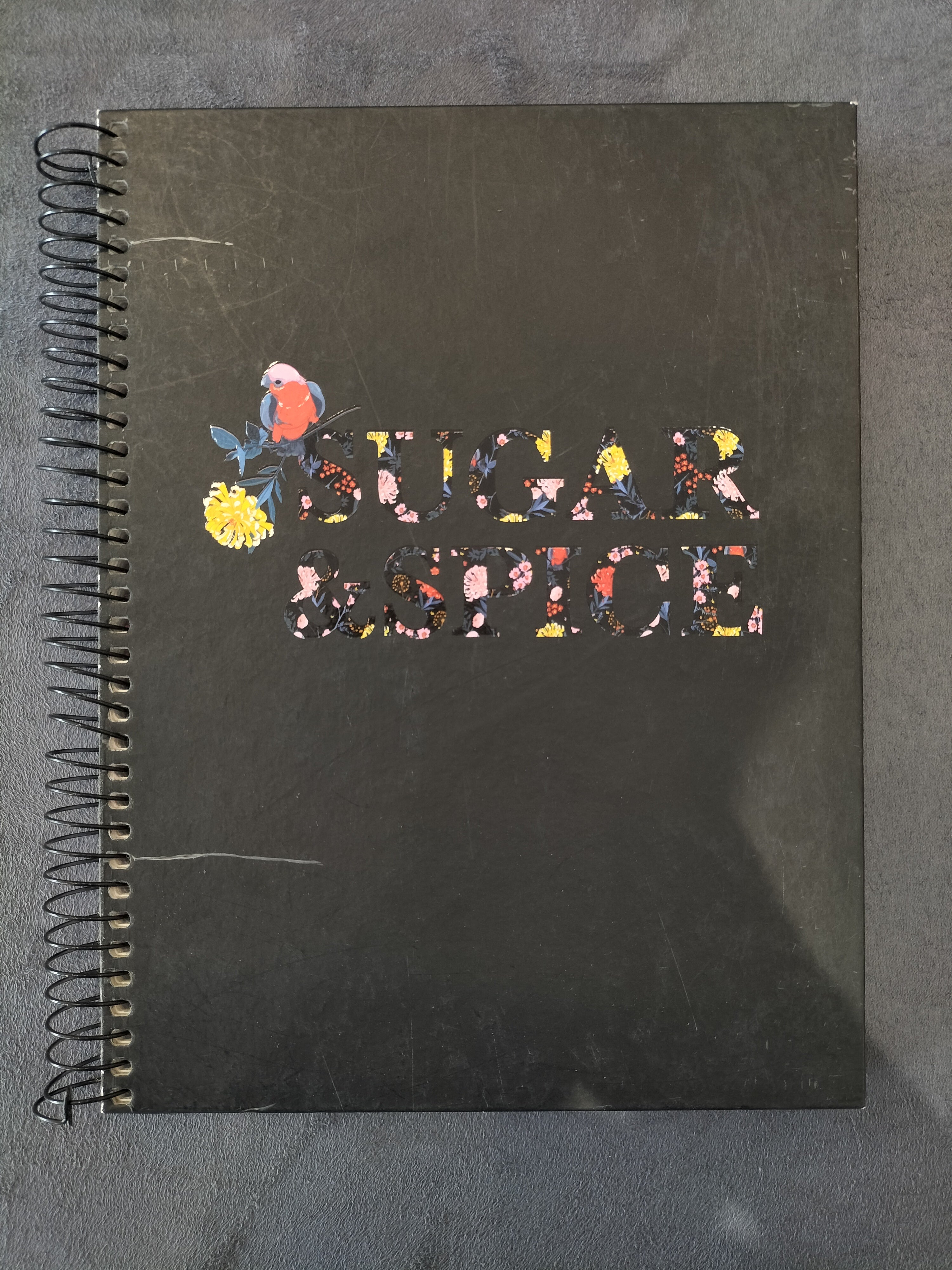 Ambar Sugar & Spice Bird Black Notebook