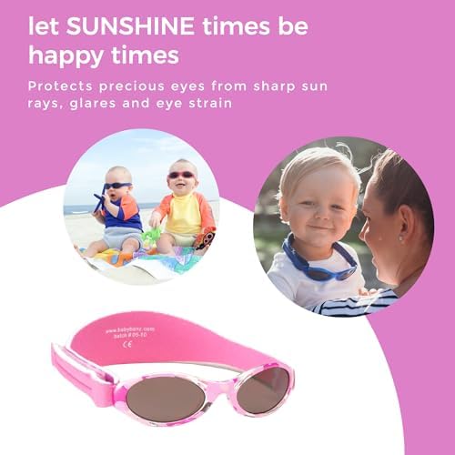 Banz Kids Sunglasses, 2-5 Years - 100% UV Eye Protection With Glare Reduction