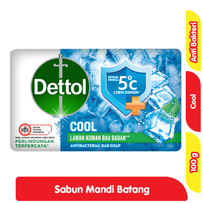 Dettol Instant Cool Anti-Bacterial Soap 100g