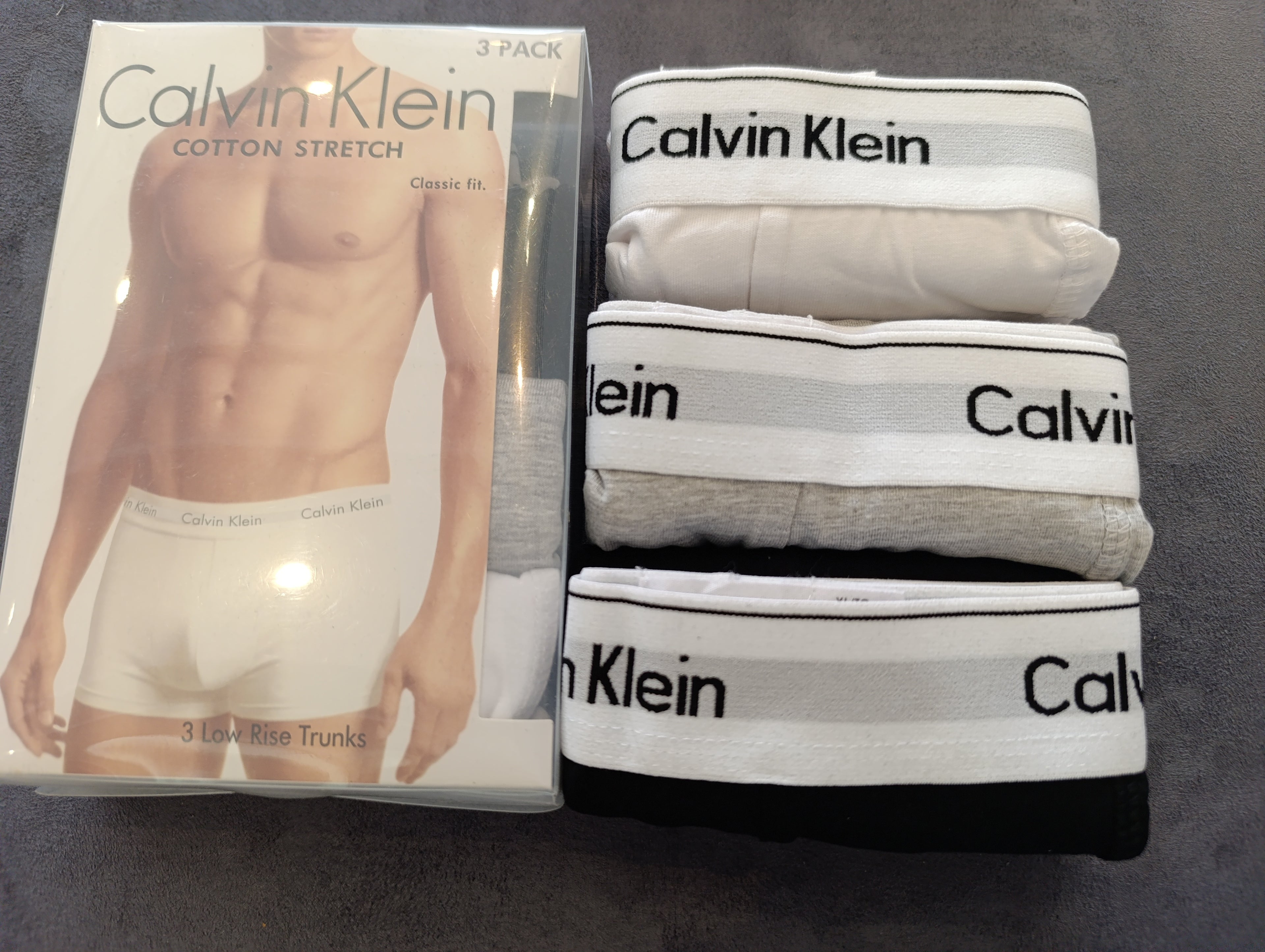 Calvin Klein COTTON STRETCH 3 PACK CLASSIC FIT NM1