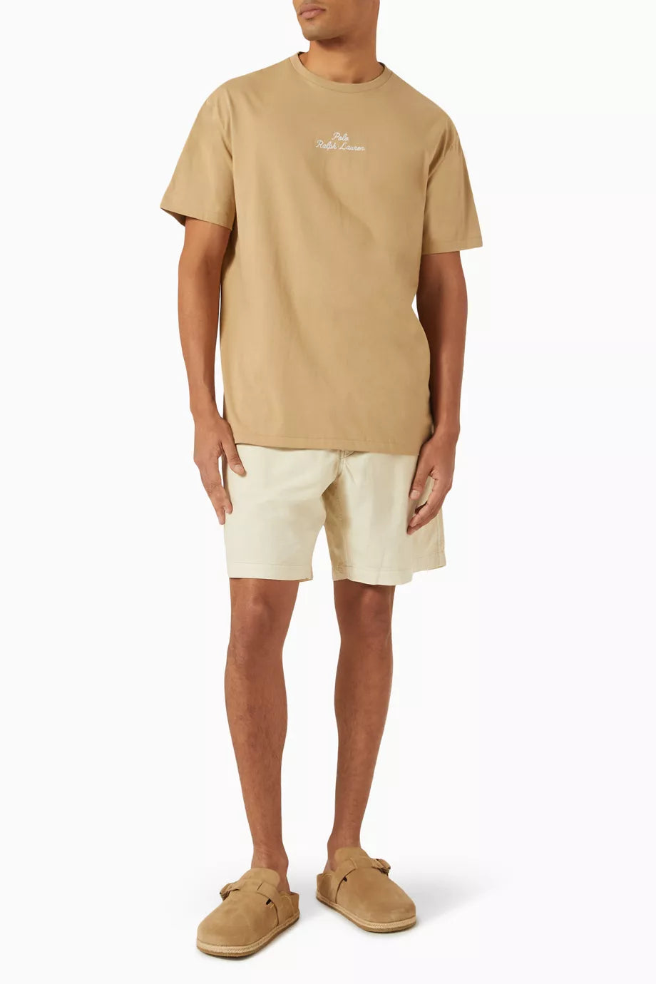 Polo Ralph Lauren Men's T-Shirt Logo Cotton Beige