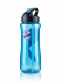 32oz Cool Gear Sip Sorbo Water Bottle with Freezer Stick - Light Blue / Black Cap