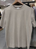 Denim & Flowers Beige Mens Shirt with Diamond Patterns