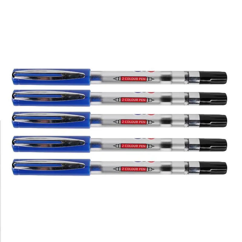 Hauser 2 in 1 Blue Ballpen Set - 12 Pcs