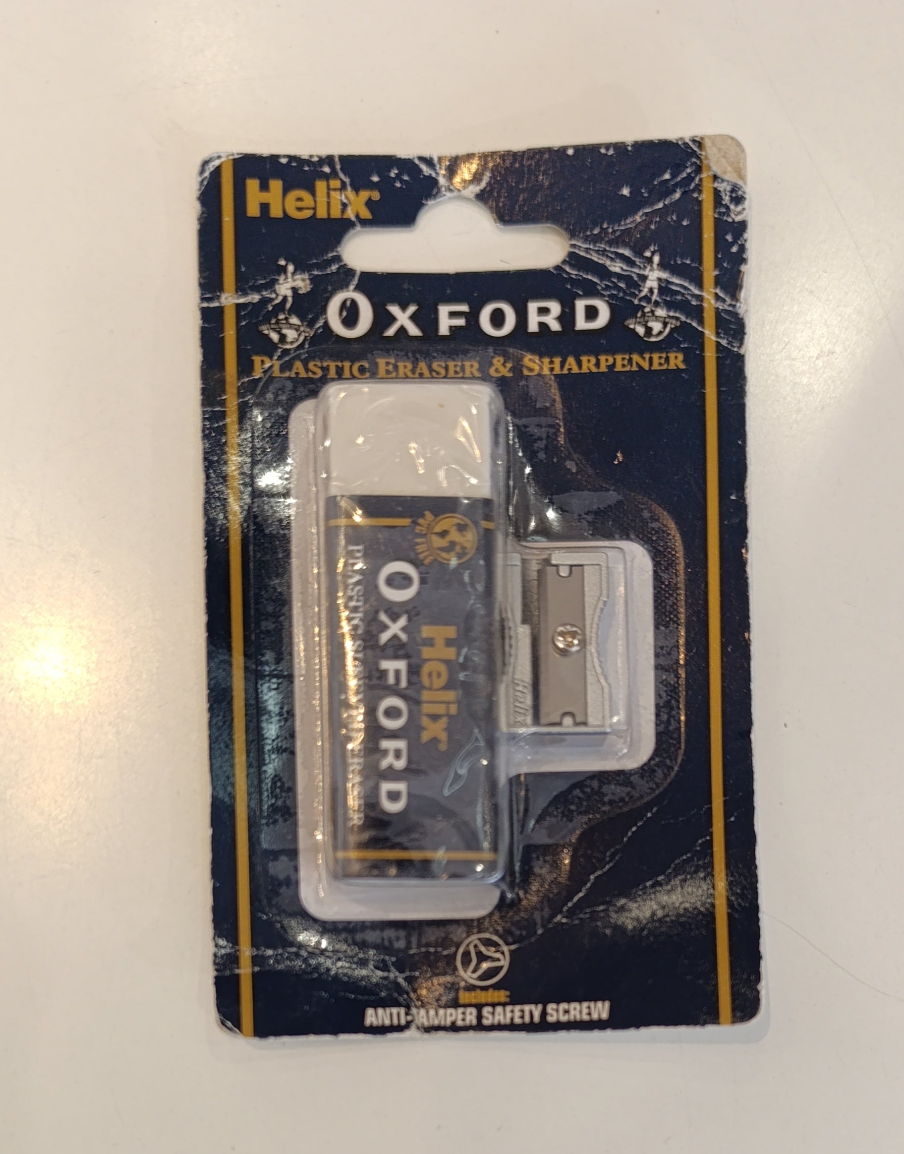 Helix Oxford Plastic Eraser & Sharpener
