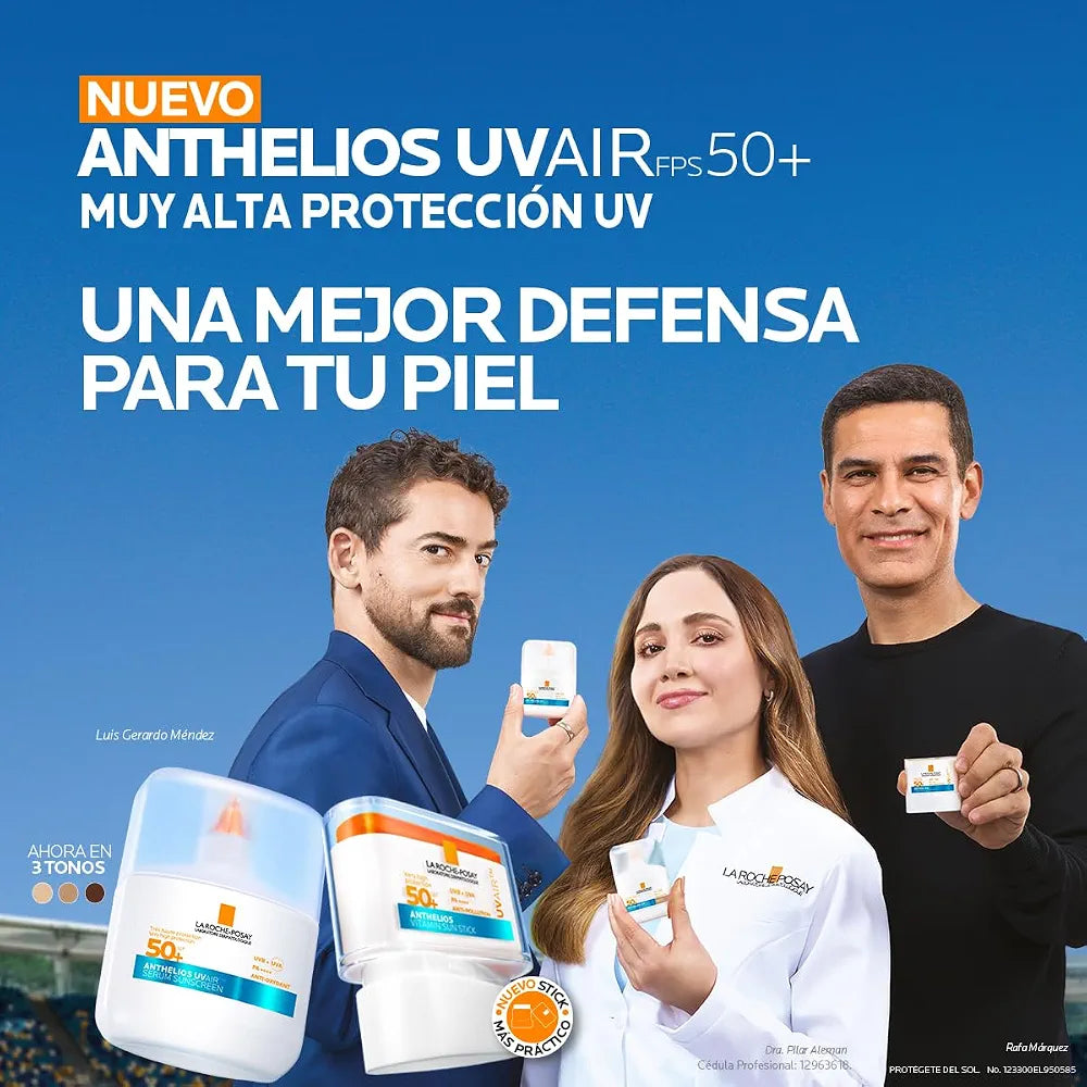 La Roche-Posay Anthelios UVAIR Serum Sunscreen SPF50+ with Hyaluronic Acid, Niacinamide & Vitamin E 50ml