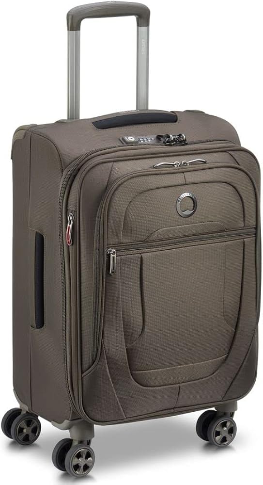 Delsey Paris Dual Density Wheels Removable And Washable lining Trolley Luggage  00-2397801-06-0R
