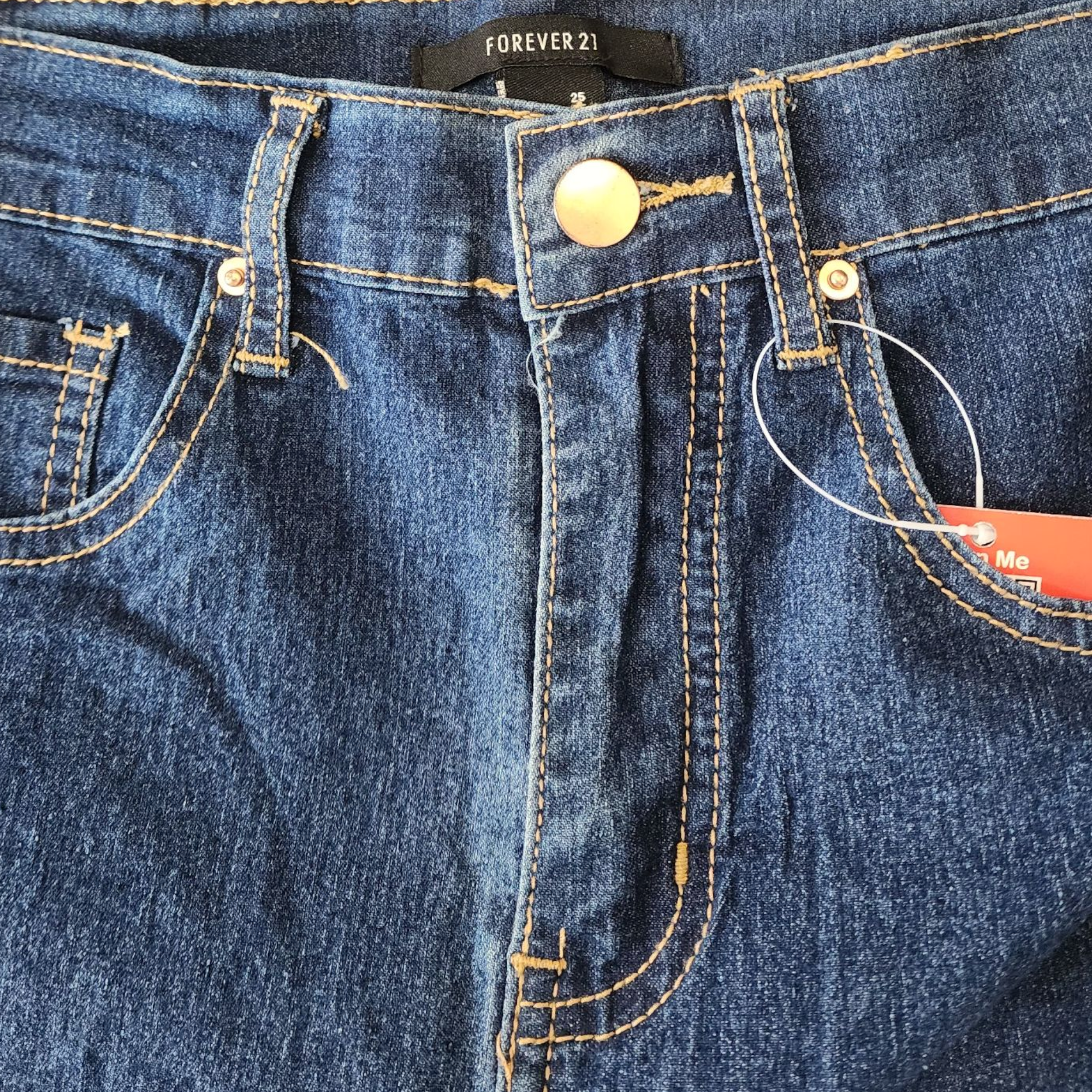FOREVER 21 WOMEN'S BLUE JEANS