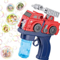 Colorland DIY Electric Bubble Gun | Fire Truck Themed Bubble Blower Toy for Kids | Automatic Bubble Maker with Lights and Sounds for Outdoor Fun