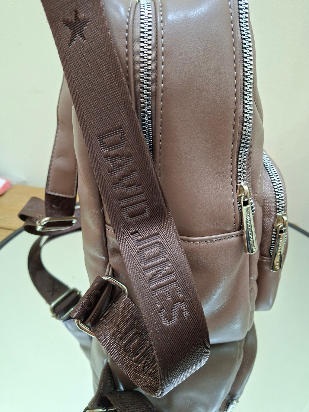 DAVID JONES Womens Backpack - Gravel 6832-2