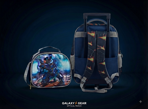 Rolling backpack 16" and lunch bag set