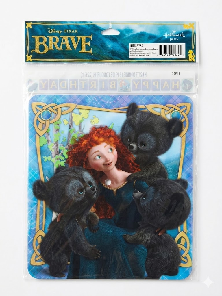 Disney Brave Birthday Banner - 8.42 FT Long / 2.56m