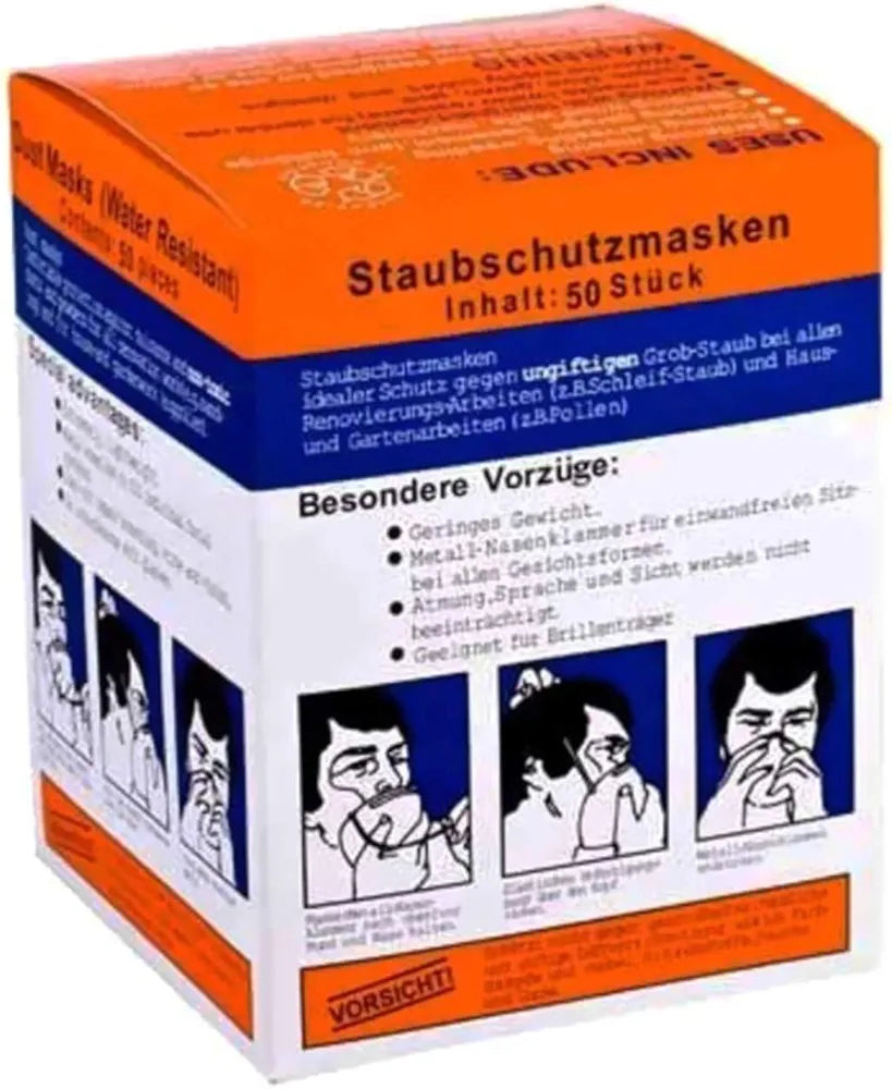 Dust Mask Water Resistant B627 50 Pcs