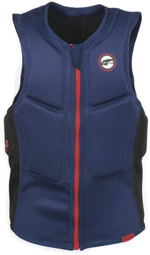 Prolimit Slider PL Half Padded Jacket FZ - Blue, Impact Protection for Watersports, Comfortable