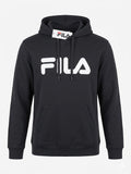 Fila Essential Addard Hoodie 'أسود / شعار أبيض بالكامل' - (SM23D891-013)