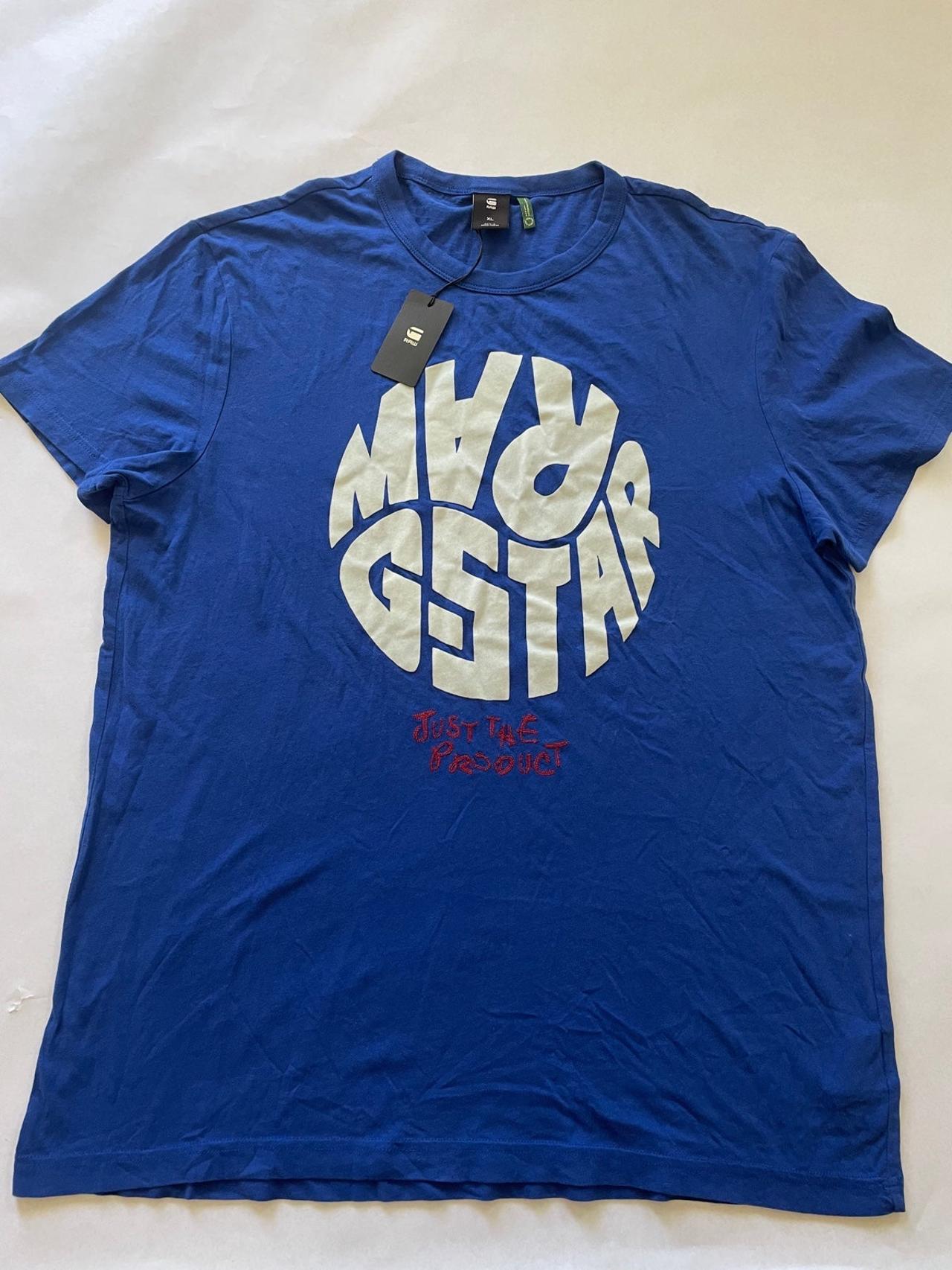 G-Star Raw Graphic 6 R T S/S D11871-A870-1855 Hudson Blue