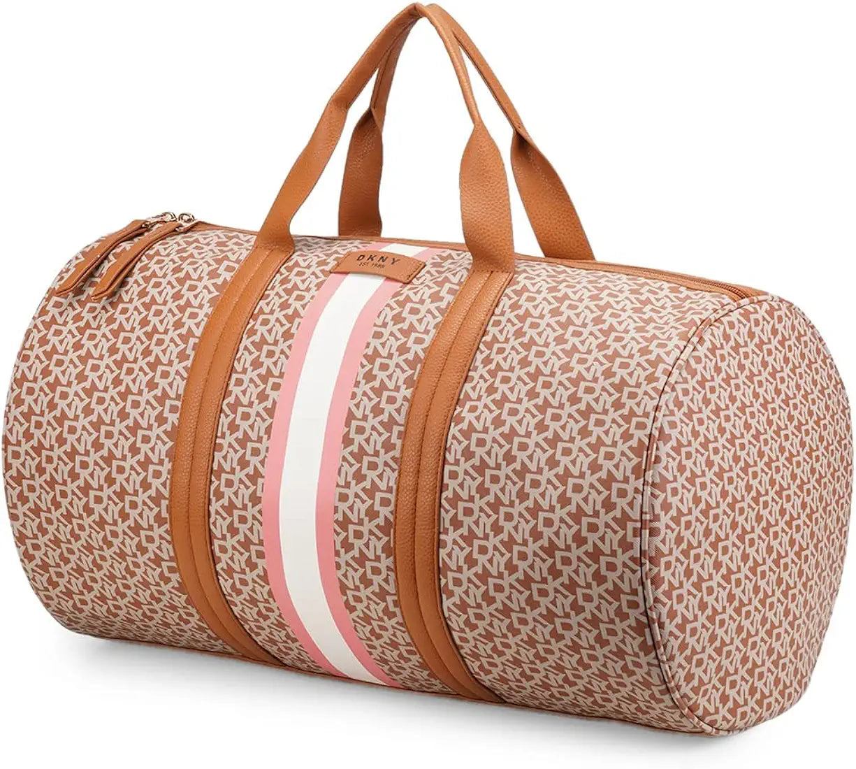 DKNY Signature Stripe duffle maple DO120ST2
