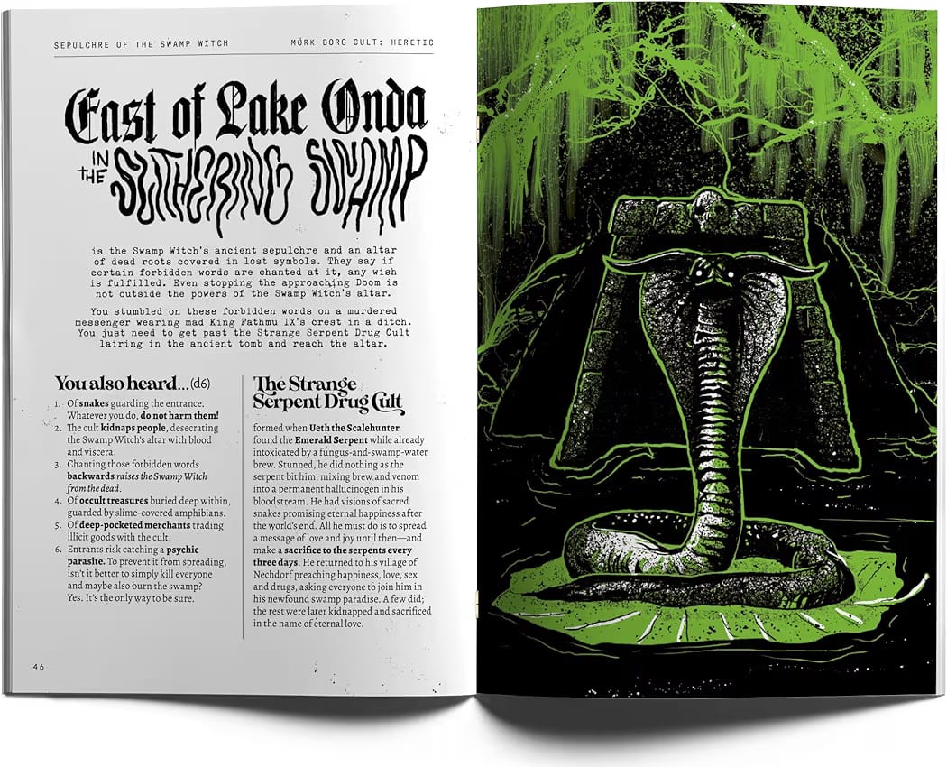 Free League MÖRK Borg Cult: Heretic