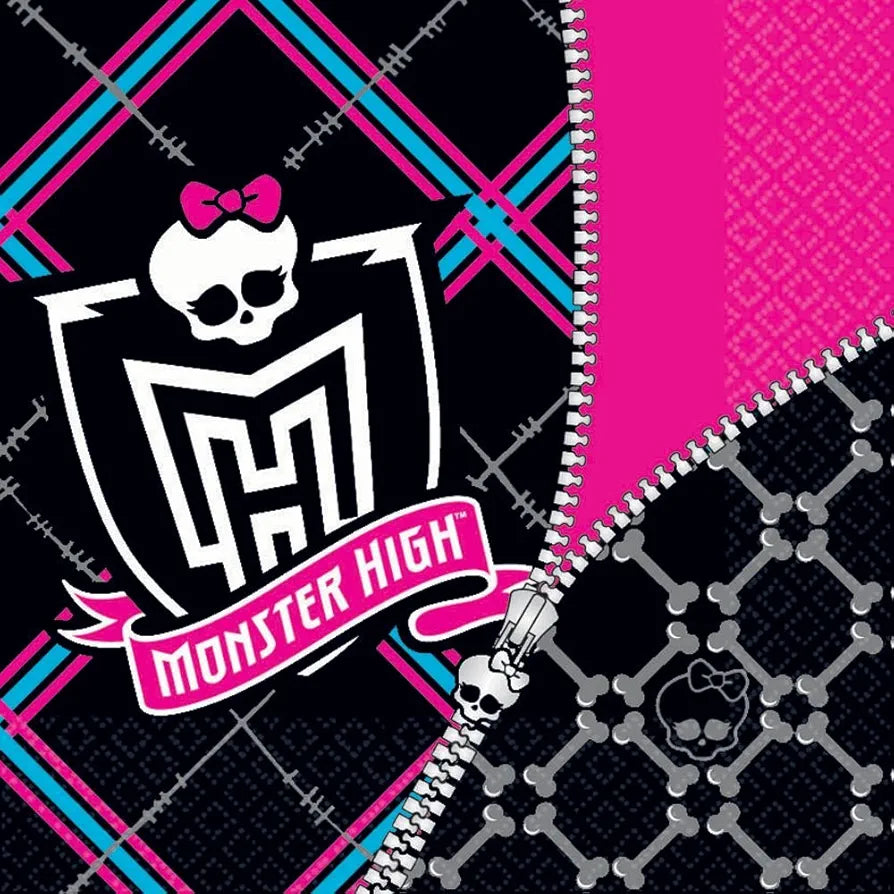 amscan Monster High Luncheon Napkins - Paper Napkins 16Pcs